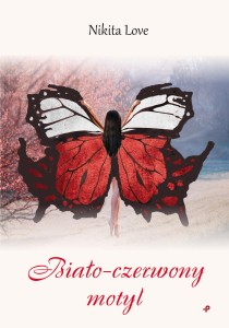 Biało-czerwony motyl